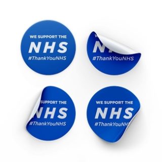 NHS Thank you window sticker