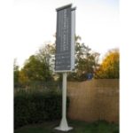 double sided lamp post banners