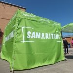 Branded Samaritans event tents