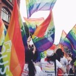 West Yorkshire Playhouse Pride March Handwavers