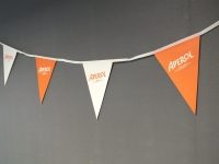 Fabric bunting flags