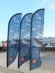 Branded automotive flags